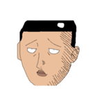 穴とヘッドの男（個別スタンプ：10）