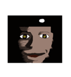 穴とヘッドの男（個別スタンプ：11）