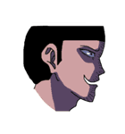 穴とヘッドの男（個別スタンプ：14）