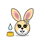 Hunny Bunnys Stickers - Rabbit Emoji（個別スタンプ：8）