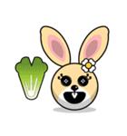 Hunny Bunnys Stickers - Rabbit Emoji（個別スタンプ：12）