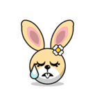 Hunny Bunnys Stickers - Rabbit Emoji（個別スタンプ：30）