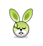 Hunny Bunnys Stickers - Rabbit Emoji（個別スタンプ：31）