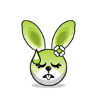 Hunny Bunnys Stickers - Rabbit Emoji（個別スタンプ：32）