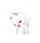 Tetan White - Animated（個別スタンプ：1）