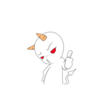 Tetan White - Animated（個別スタンプ：4）