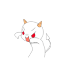 Tetan White - Animated（個別スタンプ：15）