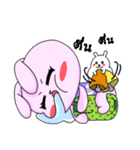 overact rabbit ＆ the stooge（個別スタンプ：3）