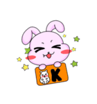 overact rabbit ＆ the stooge（個別スタンプ：33）