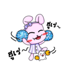 overact rabbit ＆ the stooge（個別スタンプ：36）