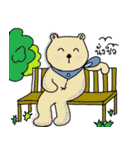 BEAR with scarf（個別スタンプ：12）