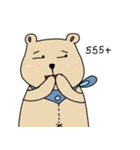 BEAR with scarf（個別スタンプ：17）