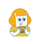 BRUSH AND PINKING（個別スタンプ：15）
