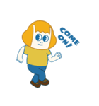 BRUSH AND PINKING（個別スタンプ：32）
