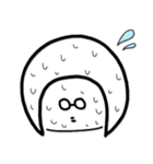 おかっぱメガネさん（個別スタンプ：6）