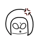 おかっぱメガネさん（個別スタンプ：10）
