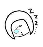 おかっぱメガネさん（個別スタンプ：13）