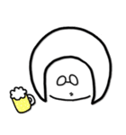 おかっぱメガネさん（個別スタンプ：19）