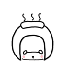おかっぱメガネさん（個別スタンプ：21）