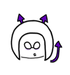 おかっぱメガネさん（個別スタンプ：26）