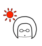 おかっぱメガネさん（個別スタンプ：31）