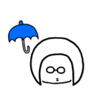 おかっぱメガネさん（個別スタンプ：32）