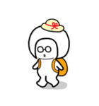 おかっぱメガネさん（個別スタンプ：37）