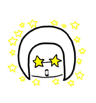 おかっぱメガネさん（個別スタンプ：40）