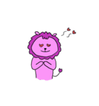 Pink Lion（個別スタンプ：23）