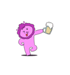 Pink Lion（個別スタンプ：31）
