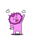 Pink Lion（個別スタンプ：37）