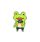 カラダかえるくんダイエット/筋肉/筋トレ（個別スタンプ：17）