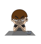 Glasses guy（個別スタンプ：17）