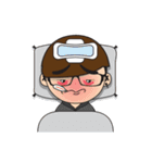 Glasses guy（個別スタンプ：29）