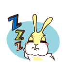 A blush came into the rabbit.（個別スタンプ：5）