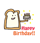 食パンのスタンプです。（個別スタンプ：11）