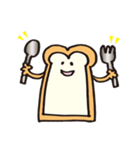 食パンのスタンプです。（個別スタンプ：37）