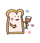 食パンのスタンプです。（個別スタンプ：38）