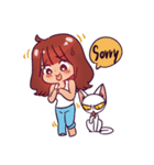 Sally Angry Cat（個別スタンプ：36）