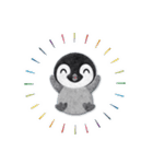 ペンギンのアップリケ01（個別スタンプ：22）