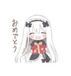アルビノ娘（個別スタンプ：5）