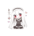 アルビノ娘（個別スタンプ：11）