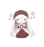 アルビノ娘（個別スタンプ：23）