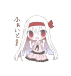 アルビノ娘（個別スタンプ：28）