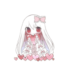 アルビノ娘（個別スタンプ：30）