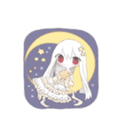 アルビノ娘（個別スタンプ：40）