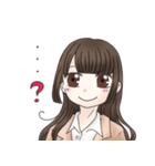 姫カット女子の日常スタンプ（個別スタンプ：10）