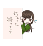 姫カット女子の日常スタンプ（個別スタンプ：20）