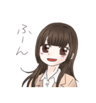 姫カット女子の日常スタンプ（個別スタンプ：22）