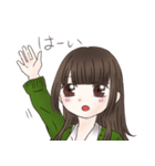 姫カット女子の日常スタンプ（個別スタンプ：24）